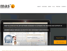 Tablet Screenshot of mascms.com